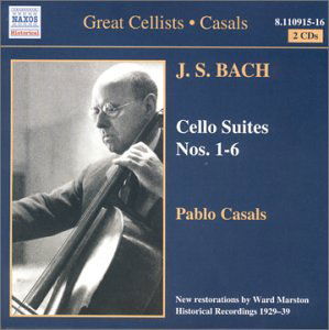 Great Cellists-Cello Suit - Johann Sebastian Bach - Musiikki - NAXOS - 0636943191521 - torstai 16. marraskuuta 2000