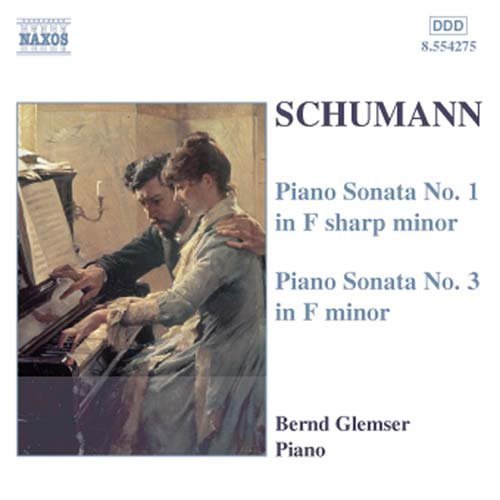Cover for Schumann / Glemser · Piano Sonatas 1 &amp; 3 (CD) (2002)