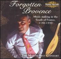 Cover for Martin Best · Forgotten Provence - Music-Making 1150-1550 (CD) (2018)