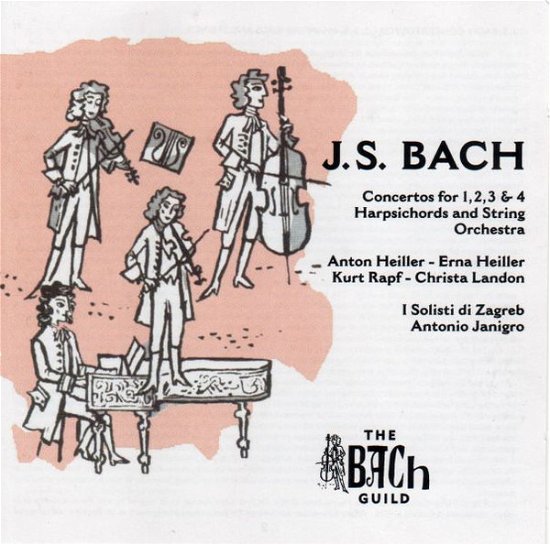 Cover for Bach · Concertos for 1.2.3&amp;4 Harpsichords &amp; String Orchestra (CD)