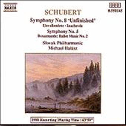 Schubert / Halasz · Symphonies 5 & 8 "Unfinished" (CD) (1992)
