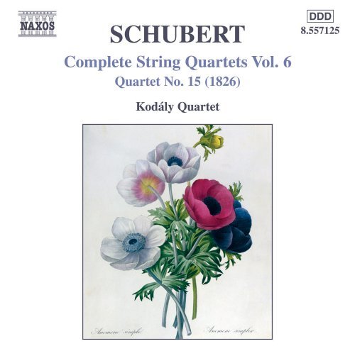 String Quartet No.15/five German Dances - Franz Schubert - Musikk - NAXOS - 0747313212521 - 13. juni 2005