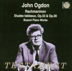 Cover for Ogdon John · Etudes-Tableaux Testament Klassisk (CD) (2000)