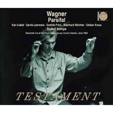 Cover for Kempe / Liebel / Lammers / Frick / Wächt · Parsifal (1959 Opt.) Testament Klassisk (CD) (2010)