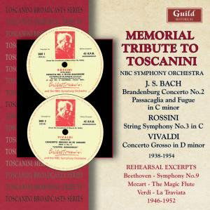 In Memory of Arturo Toscanini Issued by Walter Tos - Bach / Vivaldi / Rossini - Musik - GUILD - 0795754236521 - 9. april 2013