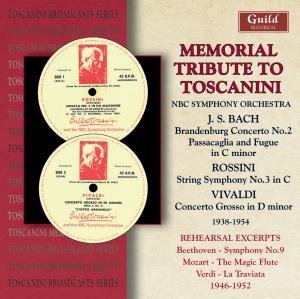 In Memory of Arturo Toscanini Issued by Walter Tos - Bach / Vivaldi / Rossini - Musiikki - GUILD - 0795754236521 - tiistai 9. huhtikuuta 2013