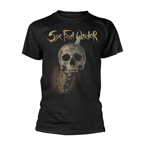 Cover for Six Feet Under · Knife Skull (T-shirt) [size S] [Black edition] (2021)
