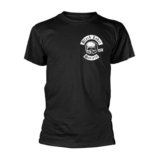 Cover for Black Label Society · Skull Logo Pocket (Black) (T-shirt) [size XL] [Black edition] (2019)