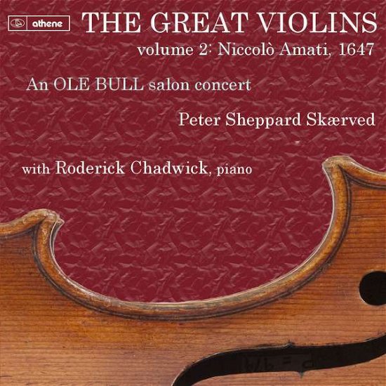 Great Violins: Niccol0 Amati 1647 Vol. 1 - Augundsson,t. / Chadwick,roderick - Musique - Athene - 0809730320521 - 8 juillet 2016