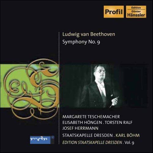 * BEETHOVEN: Symphony No.9 - Böhm,karl / Staatskapelle Dd - Musik - Profil Edition - 0881488603521 - 1 juni 2006