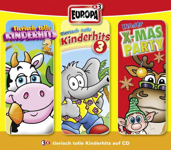 Cover for Tierisch Tolle Kinderhits 2 / Tierisch Tolle Kinderhits 3 / Kinder X-mas Party · Tierisch Tolle Kinderhits 2 / Tierisch Tolle Kinderhits 3 / Kinder X-mas Party - (CD)