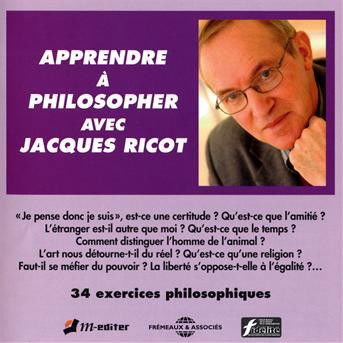 Cover for Jacques Ricot · Apprendre a Philosopher (CD) (2009)