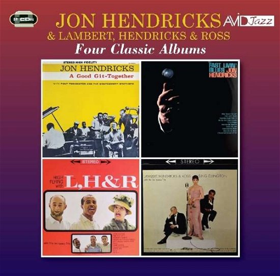Cover for Jon Hendricks &amp; Lambert. Hendricks &amp; Ross · Four Classic Albums (CD) (2019)