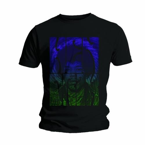 Cover for The Jimi Hendrix Experience · Jimi Hendrix Unisex T-Shirt: Swirly Text (T-shirt) [size L] [Black - Unisex edition] (2015)