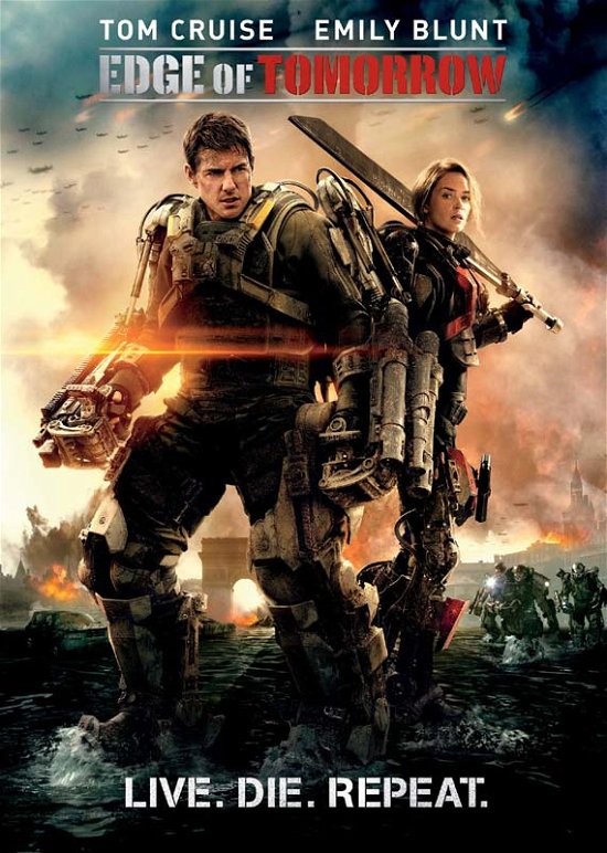 Cover for Edge of Tomorrow Dvds · Live Die Repeat - Edge Of Tomorrow (DVD) (2014)