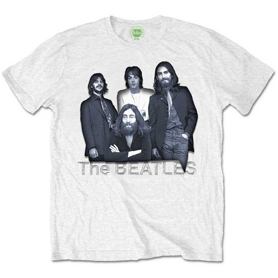 The Beatles Unisex T-Shirt: Tittenhurst Table - The Beatles - Produtos - Apple Corps - Apparel - 5055295339521 - 