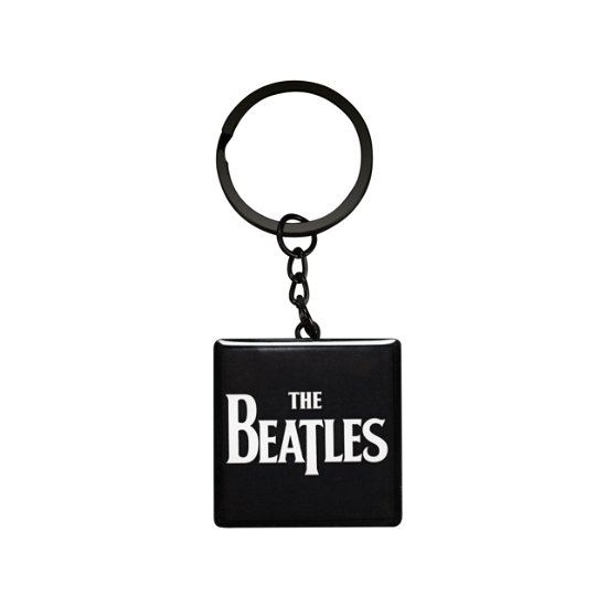Cover for The Beatles · Keyring Metal - The Beatles - Logo (Black) (Nøglering) (2024)
