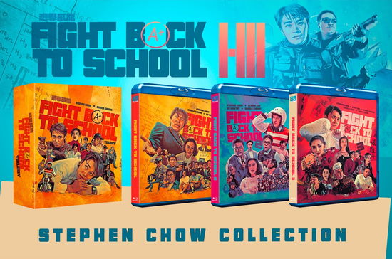 Fight Back To School Trilogy Deluxe Collectors Edition - Fight Back to School Trilogy BD - Movies - 88Films - 5060710971521 - September 11, 2023