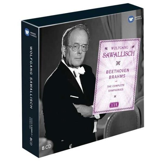 Icon - Beethoven / Brahms Complete Symphonies - Sawallisch Wolfgang - Muziek - WARNER CLASSICS - 5099999356521 - 1 mei 2016