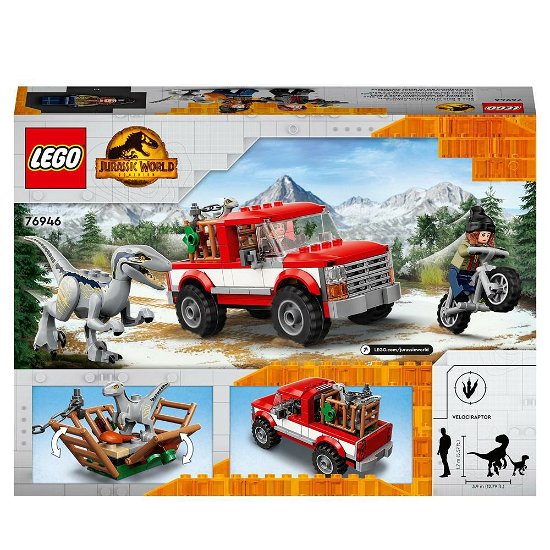 Cover for Lego: 76946 · Jurassic World - La Cattura Dei Velociraptor Blue E Beta (Toys)