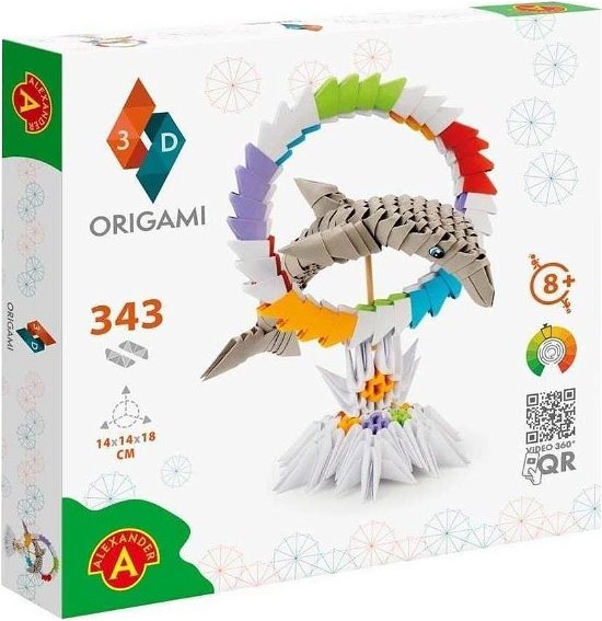 Cover for Selecta · ORIGAMI 3D - Dolfijn 343dlg. (Leksaker)