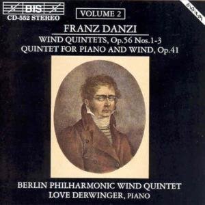 Wind Quintet In B Flat... - F. Danzi - Music - BIS - 7318590005521 - February 27, 2003