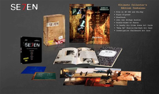 Cover for David Fincher · Seven (Se7en) (4K Ultra HD/BD) [Ultimate Collector's edition] (2025)