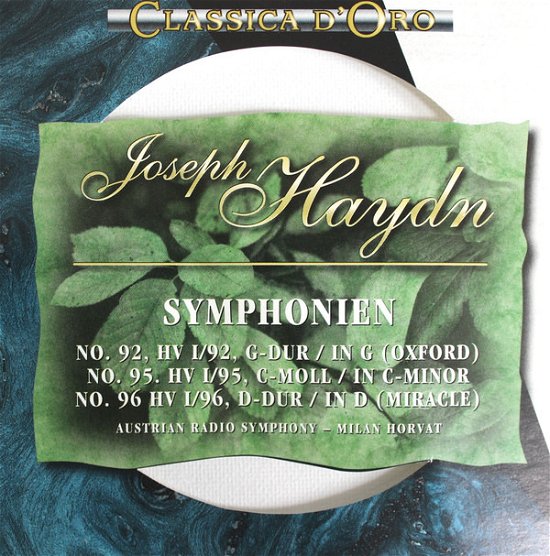 Cover for Haydn · Symphonien 92, 95, 96 (CD)
