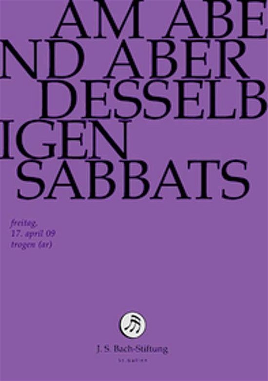 Cover for J.S. Bach-Stiftung / Lutz,Rudolf · Am Abend Aber Dessselbigen (DVD) (2014)