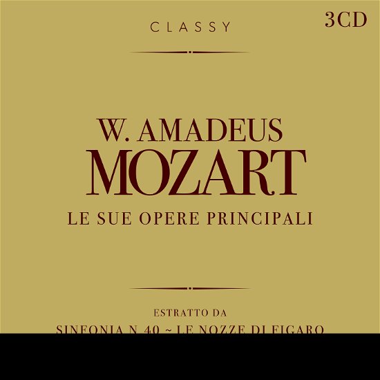 Cover for Various Artists · Classy Luxury: Mozart (CD)
