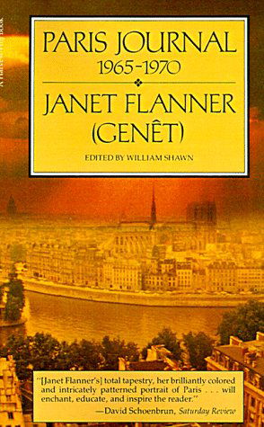 Cover for Janet (Genet) Flanner · Paris Journal,  1965-70 (Paperback Book) [Reprint edition] (1988)
