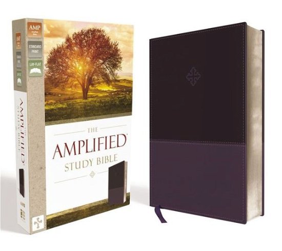 Cover for Zondervan · The Amplified Study Bible, Leathersoft, Purple (Læderbog) (2017)