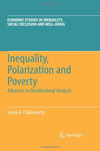 Cover for Satya R. Chakravarty · Inequality, Polarization and Poverty: Advances in Distributional Analysis - Economic Studies in Inequality, Social Exclusion and Well-Being (Hardcover Book) [2009 edition] (2009)