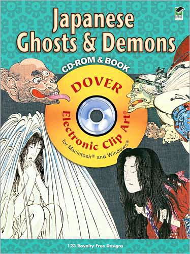 Cover for Dover Dover · Japanese Ghosts &amp; Demons - Dover Electronic Clip Art (Audiobook (CD)) [Unabridged edition] (2009)