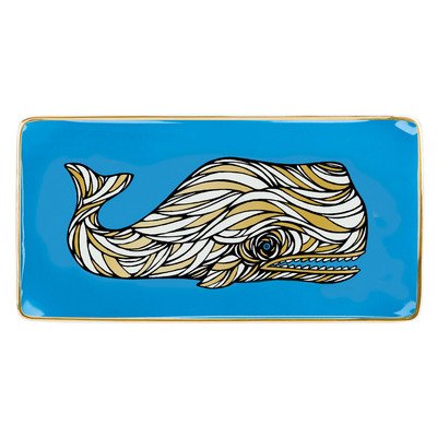 Patch NYC Whale Rectangle Porcelain Tray - Sarah McMenemy - Merchandise - Galison - 9780735355521 - 20. november 2018