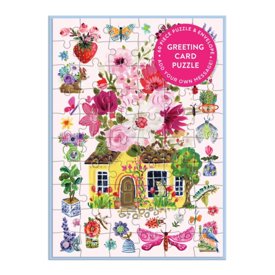 Cover for Galison · Buzzy Bouquets Greeting Card Puzzle (GAME) (2025)