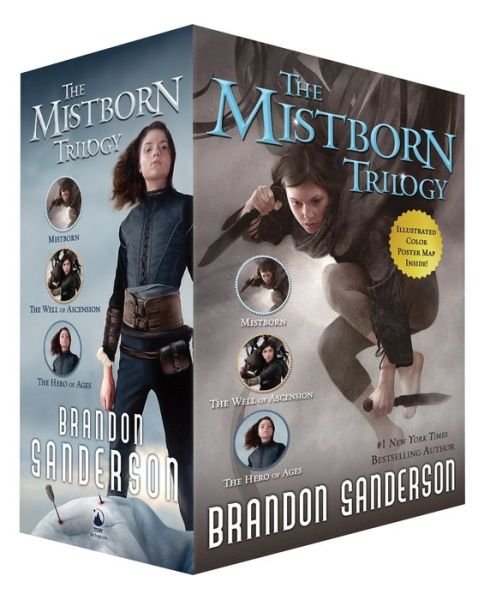 Cover for Brandon Sanderson · Mistborn Trilogy Set: Mistborn, the Hero of Ages, and the Well of Ascension (Boksett) (2015)