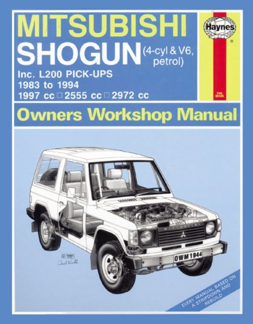 Cover for Haynes Publishing · Mitsubishi Shogun &amp; L200 Pick Ups (83 - 94) (Paperback Bog) (2013)