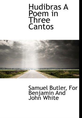 Cover for Samuel Butler · Hudibras a Poem in Three Cantos (Hardcover Book) (2010)