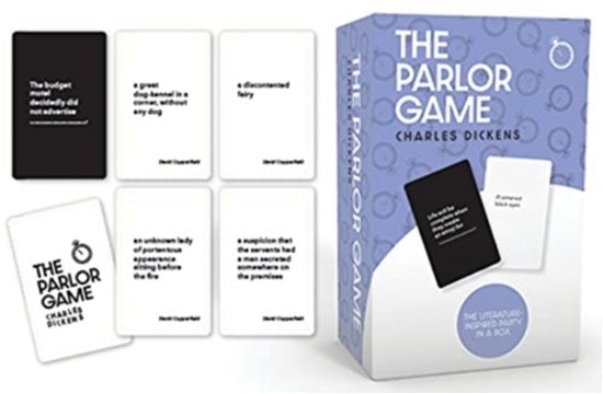Cover for Gibbs Smith · Charles Dickens the Parlor Game: A Literature-Inspired Party in a Box - Parlor Games (Bok) (2021)