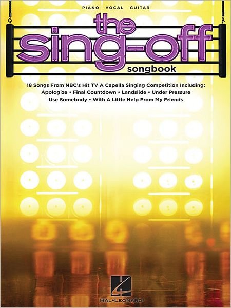 Cover for Hal Leonard Corp. · The Sing-off Songbook: 18 Songs from Nbc's Hit TV a Cappella Singing Competition (Pocketbok) (2011)