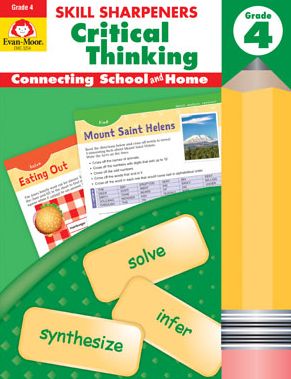 Cover for Evan Moor · Skill Sharpeners Critical Thinking, Grade 4 (Paperback Book) (2017)