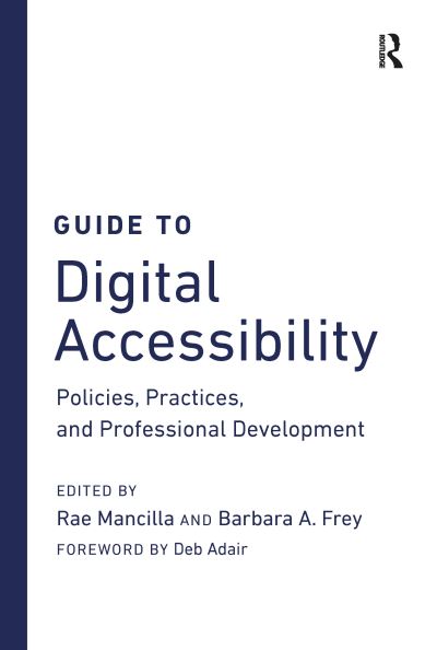 Cover for Rae Mancilla · Guide to Digital Accessibility (Book) (2023)