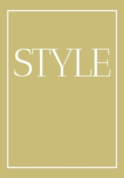 Cover for Contemporary Interior Design · Style : A decorative book for coffee tables, bookshelves and end tables : Stack style decor books to add home decor to bedrooms, lounges and more : Gold ... book (Paperback Book) (2019)