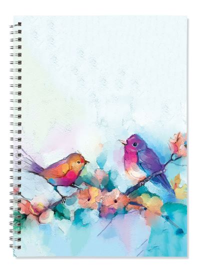 Watercolor Birds A5 Spiral Notepad - New Holland Publishers - Books - New Holland Publishers Pty, Limited - 9781760794521 - October 3, 2022