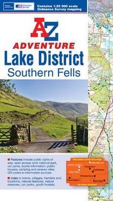Cover for Geographers' A-Z Map Company · Wanderatlas Lake District (Southern Fel (Book) [2 Revised edition] (2015)