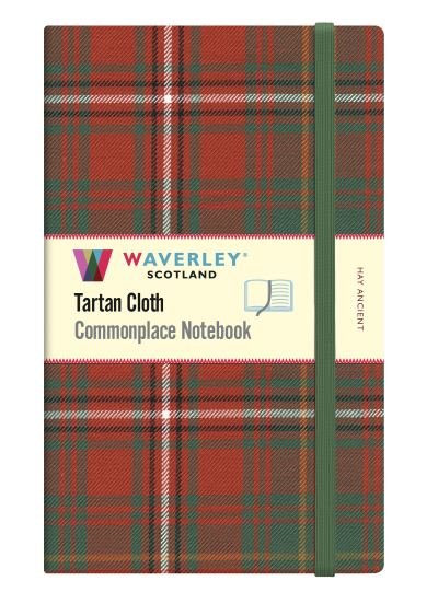 Cover for Waverley Scotland · Waverley Tartan Commonplace Hay Ancient Large (21 X 13CM) Notebook - Waverley Scotland Tartan Cloth Commonplace Notebook / Journal (Inbunden Bok) (2023)