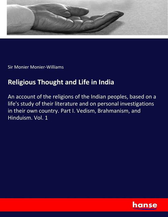 Cover for Monier-Williams · Religious Thought and L (Book) (2017)