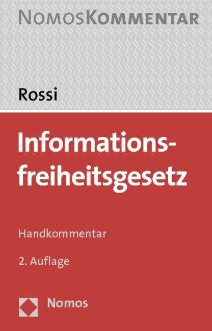 Cover for Rossi · Informationsfreiheitsgesetz, Hand (Bok) (2024)