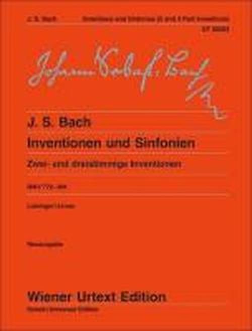 Cover for Johann Sebasti Bach · Inventions And Sinfonias BWV 772-801: Zwei- Und Dreistimmige Inventionen (Book)